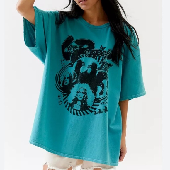 Urban Outfitters Tops - NWOT Urban Outfitters Led Zeppelin T-Shirt Dress Size S/M